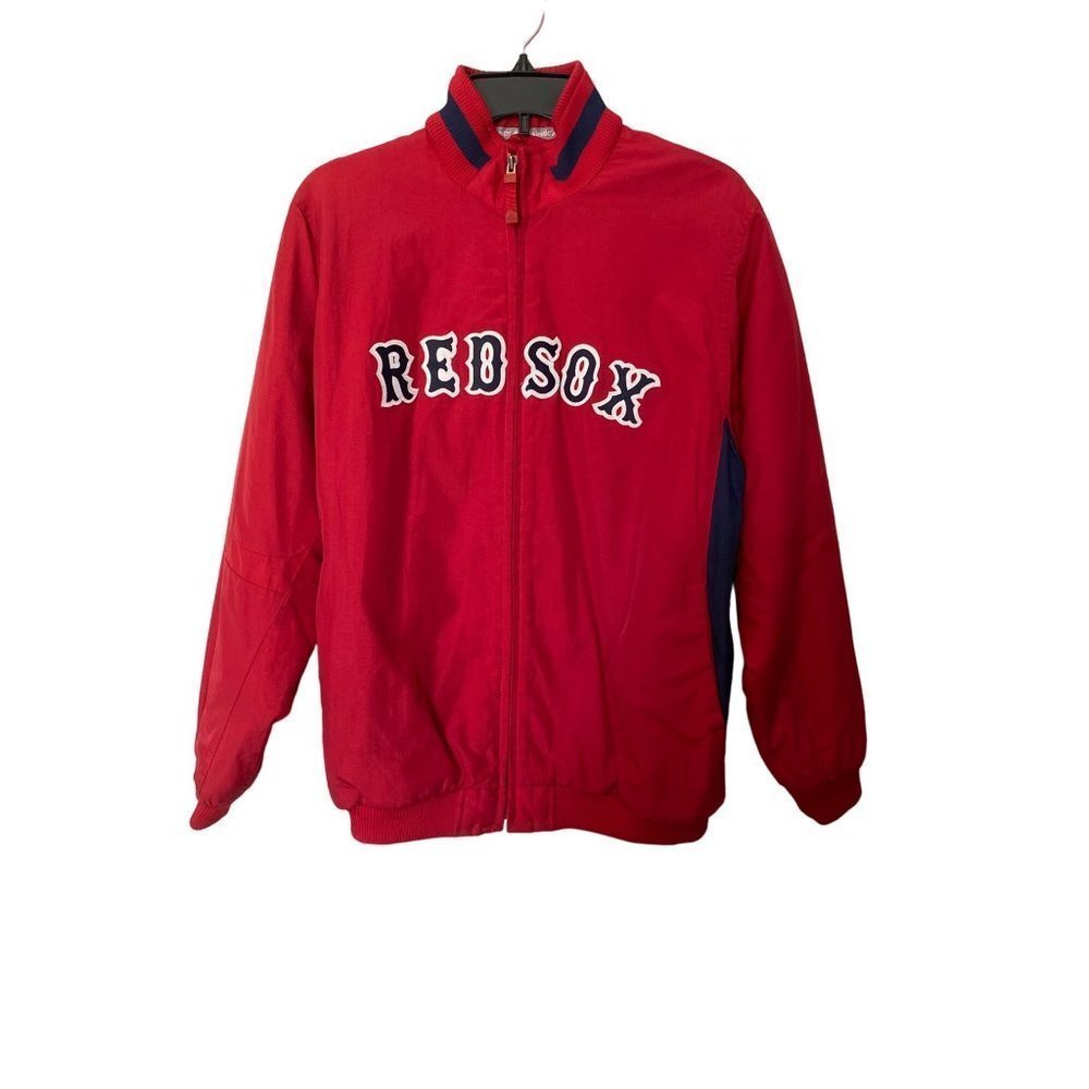 MAJESTIC MLB BOY'S BOSTON RED SOX BOMBER THERMAL JACKET SZ XL